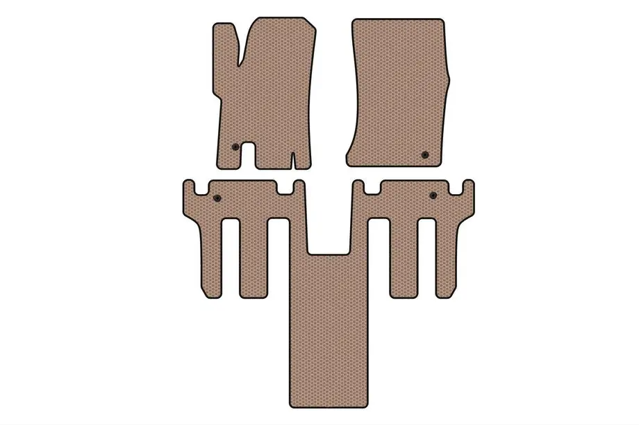 Ssang Yong Rodius Kumimatot sisätiloihin Carsuit 2004-2008 (2 riviä, beige) Image