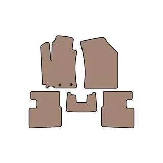 Kumimatot Carsuit (HB, 5-ovinen, beige) kuva 1