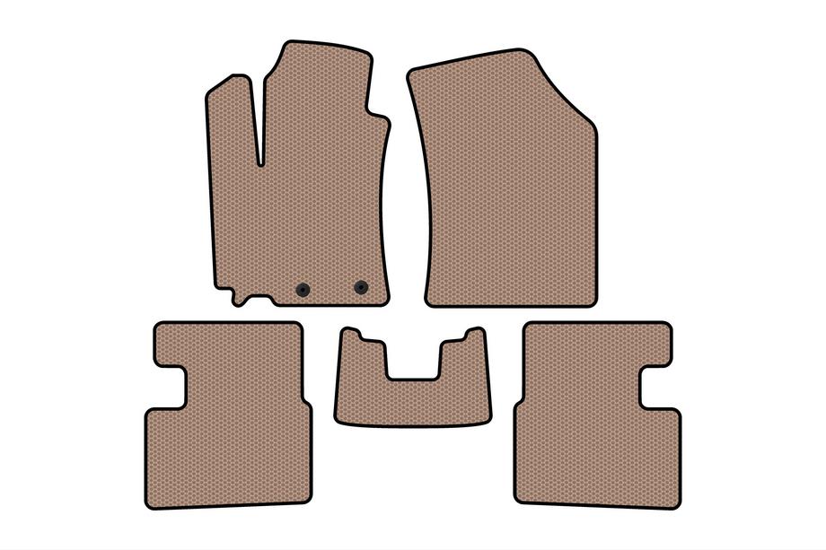 Suzuki Swift 2010–2017 Kumimatot Carsuit (HB, 5-ovinen, beige) Image