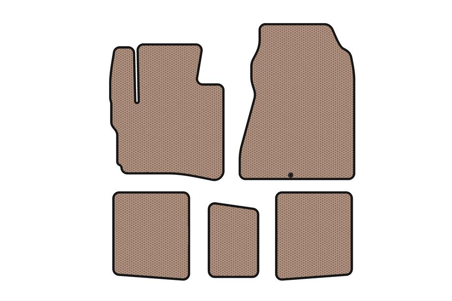 Toyota IQ 2008–2015 Kumimatot Carsuit (HB, beige) Image