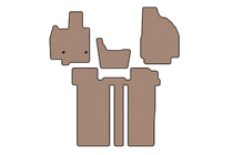 Toyota Previa 2006–2019 Kumimatot Carsuit (2 riviä, 6-paikkainen, beige) kuva 1