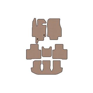 Kumimatot Carsuit (3 riviä, 7-paikkainen, beige) kuva 1