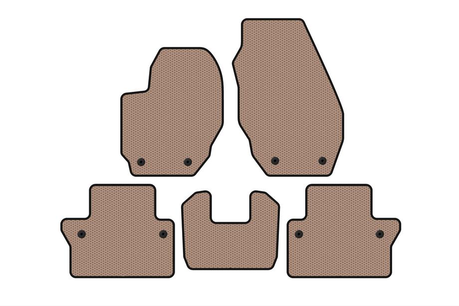 Volvo V70 2007–2013 Kumimatot Carsuit (Beige) Kuva 1