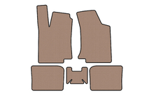 Volkswagen Golf 3 1991–2001 Kumimatot Carsuit (HB, 3-ovinen, beige) kuva 1