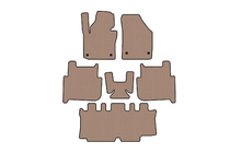 Volkswagen Touran 2003–2010 Carsuit kumimatot sisätiloihin (3 riviä, 2006-2010, 7-paikkainen, beige) kuva 1