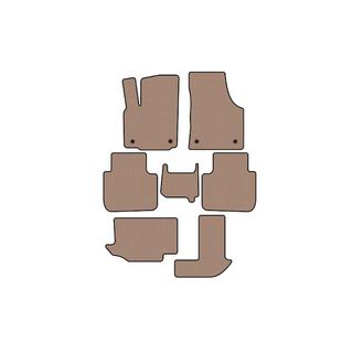 Kumimatot Carsuit (3 riviä, 7-paikkainen, beige) kuva 1