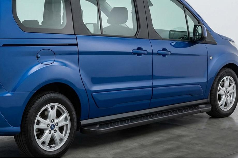 Ford Connect 2014–2021 Allmond Black sivuaskelmat (2 kpl, alumiini) Vakiokiinnityssarja Image