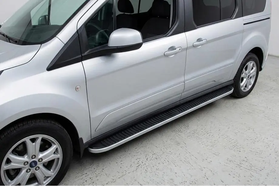 Ford Connect 2014–2021 Tayga Grey -sivuaskelmat (2 kpl, alumiini) Image