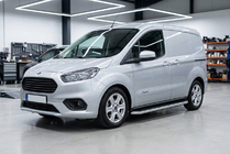 Ford Courier 2014–2023 Tayga Grey -sivuaskelmat (2 kpl, alumiini) kuva 1