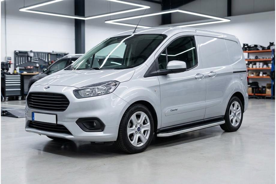 Ford Courier 2014–2023 Tayga Grey -sivuaskelmat (2 kpl, alumiini) Image