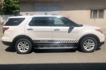 Ford Explorer 2011–2019 Sunrise sivuportaat (2 kpl, alumiini) kuva 5