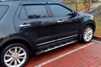 Ford Explorer 2011–2019 Sunrise sivuportaat (2 kpl, alumiini) kuva 2