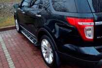 Ford Explorer 2011–2019 Sunrise sivuportaat (2 kpl, alumiini) kuva 3