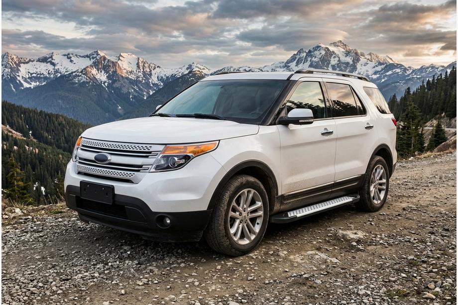 Ford Explorer 2011–2019 Sivukynnykset Allmond Grey (2 kpl, alumiini) Image