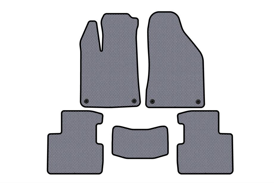 Chrysler 200 II 2014–2017 Carsuit kumimatot (SD, harmaa) Image
