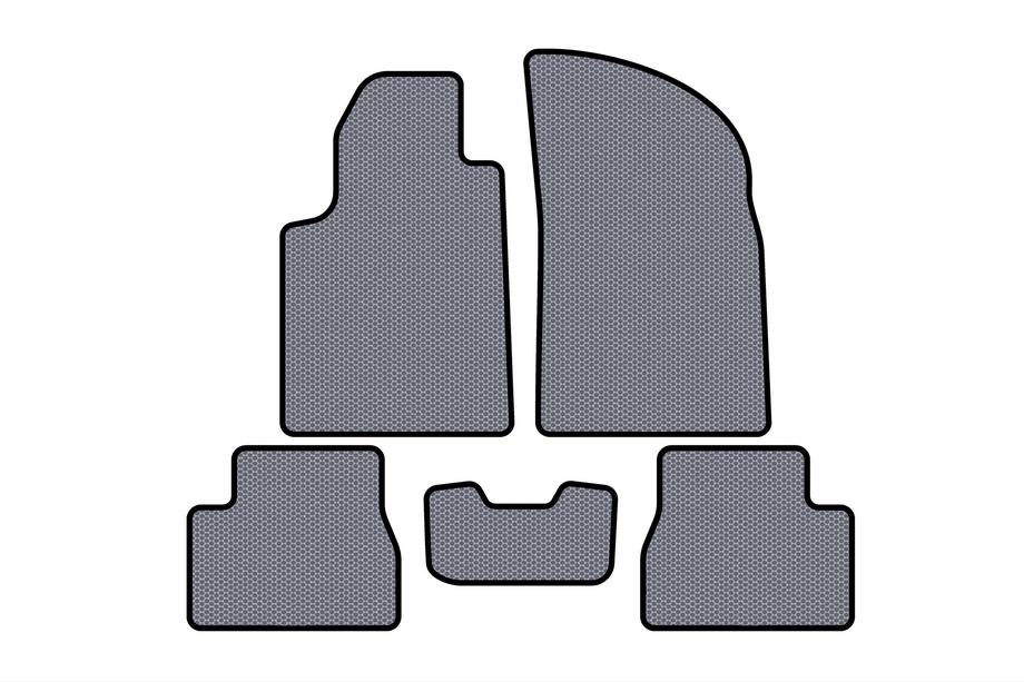Citroen C-3 2002–2009 Kumimatot Carsuit (Harmaa) Image