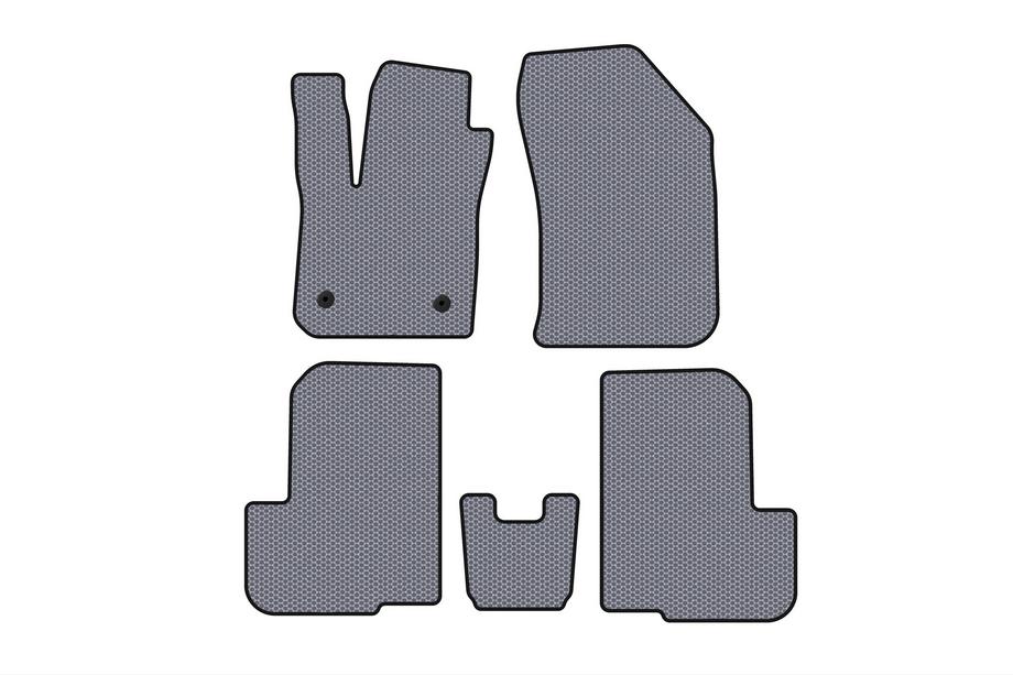 Dacia Lodgy 2012–2022 Carsuit kumimatot (2 riviä, 7-paikkainen, harmaa) Image