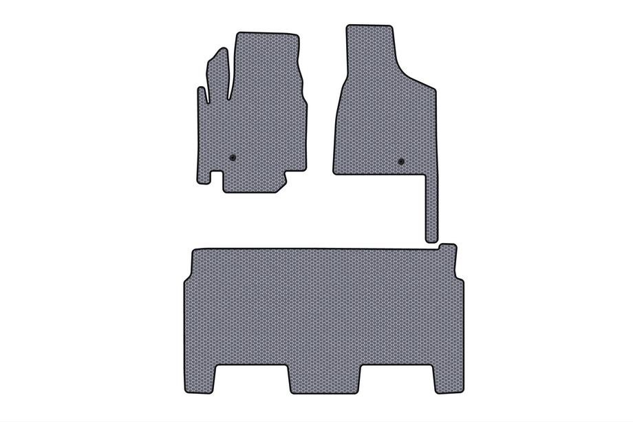 Dodge Grand Caravan V 2008–2020 Kumimatot Carsuit (2008–2020, 2 riviä, 8-paikkainen/SXT-varustetaso, harmaa) Image