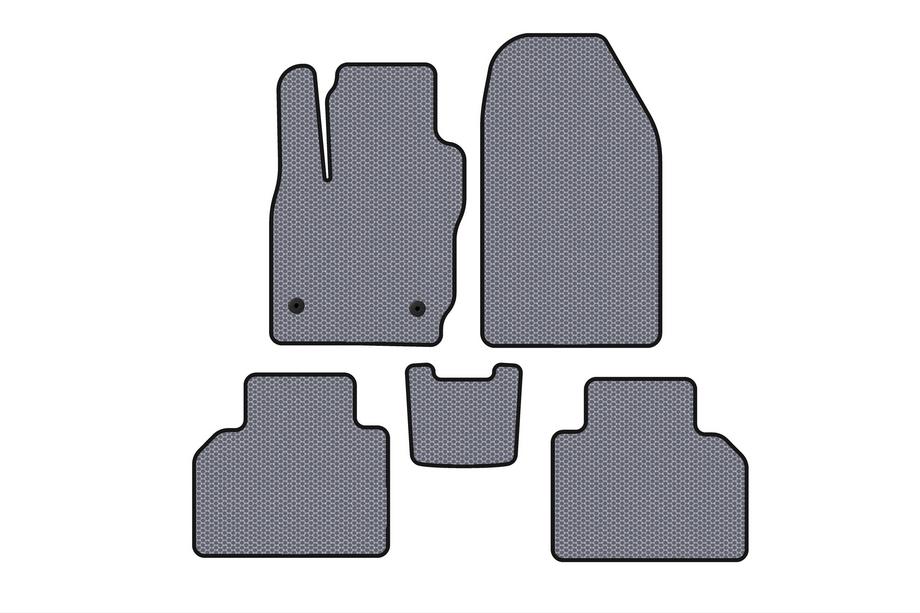 Ford Courier 2014–2023 Kumimatot Carsuit (Harmaa) Kuva 1