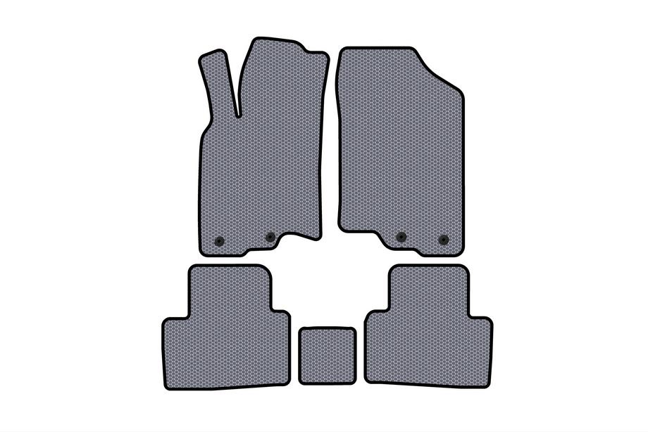 Honda Insight II 2009–2014 Kumimatot Carsuit (HB, Hybrid, harmaa) Image