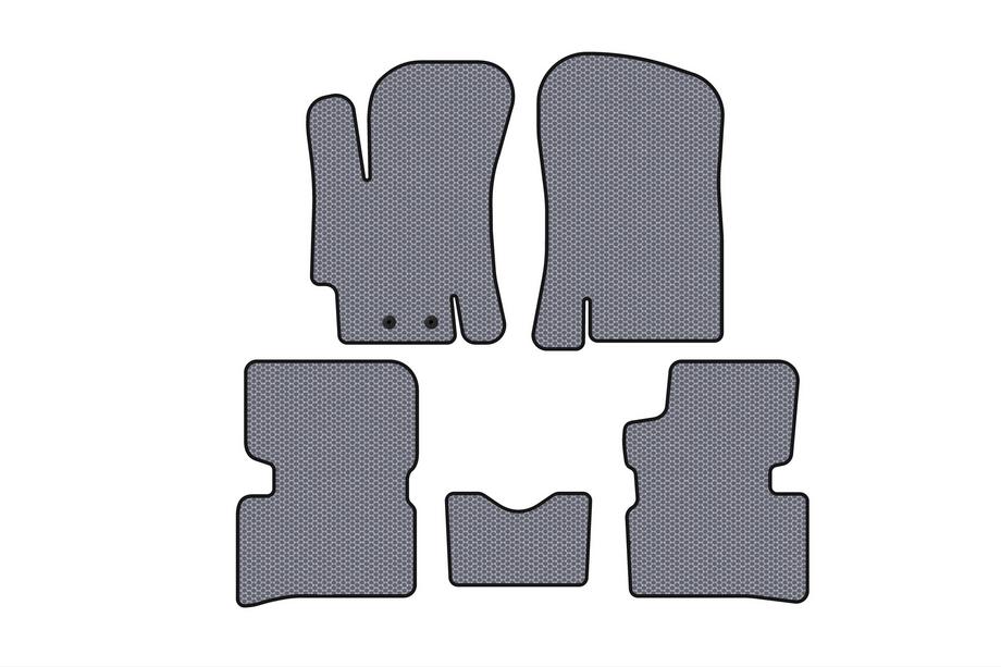 Hyundai Accent 2006–2010 Carsuit kumimatot (SD, harmaa) Image