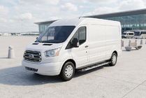 Ford Transit 2014– Sunrise sivuportaat (2 kpl, alumiini) L1 (vakio) kuva 1