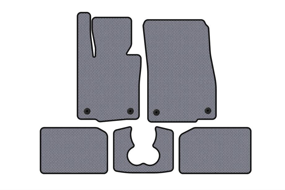 Mini Cooper F55/56/57 2014–2023 Kumimatot Carsuit (S F55, 5-ovinen, harmaa) Kuva 1