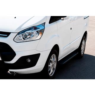 Allmond Black sivuaskelmat (2 kpl, alumiini) Ford Custom 2013–2022 kuva 1