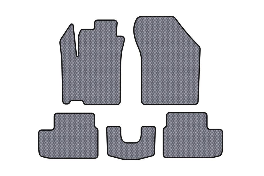Opel Agila 2007–2015 Carsuit kumimatot (HB, harmaa) Image