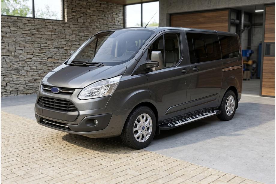 Ford Custom 2013–2022 Sunrise sivuportaat (2 kpl, alumiini) Pitkä akseliväli Image