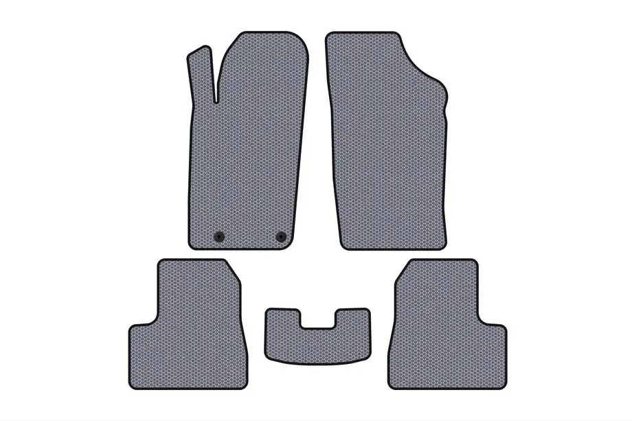 Peugeot 206 1998–2024 Kumimatot Carsuit (2009-2013, Harmaa) Image