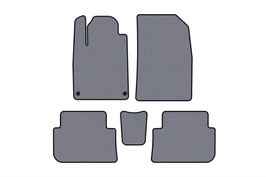 Peugeot 407 2004–2011 Carsuit kumimatot (SD, harmaa) Image