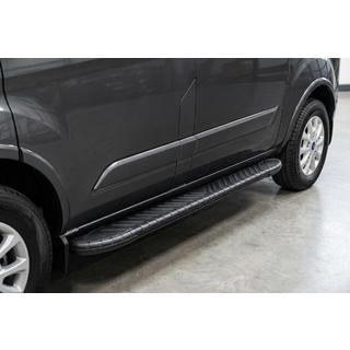 Sivuporrast Bosphorus Black (2 kpl, alumiini) Ford Custom 2013–2022 kuva 1