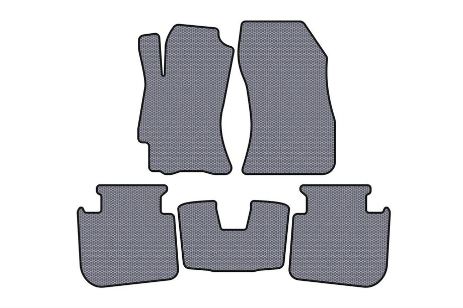 Subaru Legacy 2009–2014 Carsuit kumimatot matkustamoon (2009-2013, SD, harmaa) Image