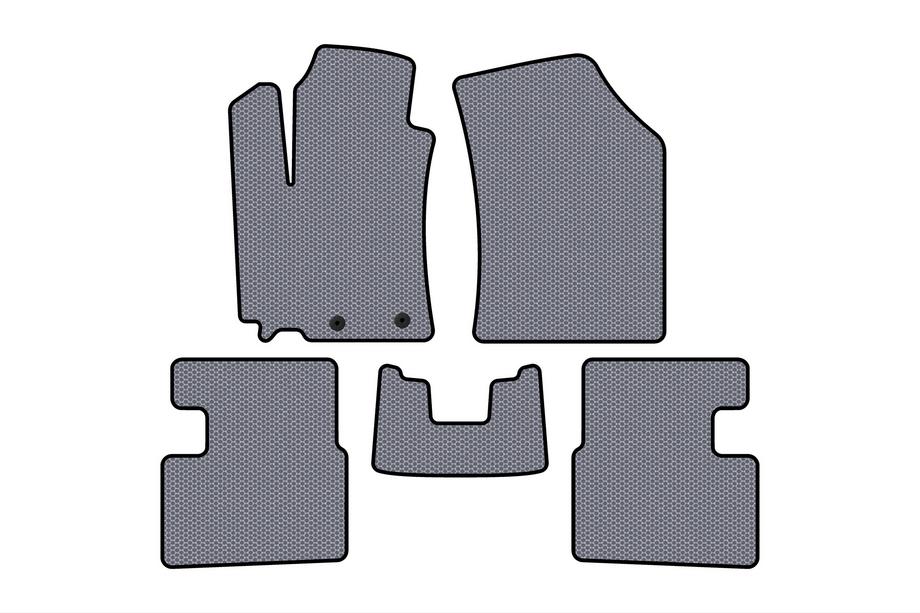 Suzuki Swift 2010–2017 Kumimatot Carsuit (HB, 5-ovinen, harmaa) Image
