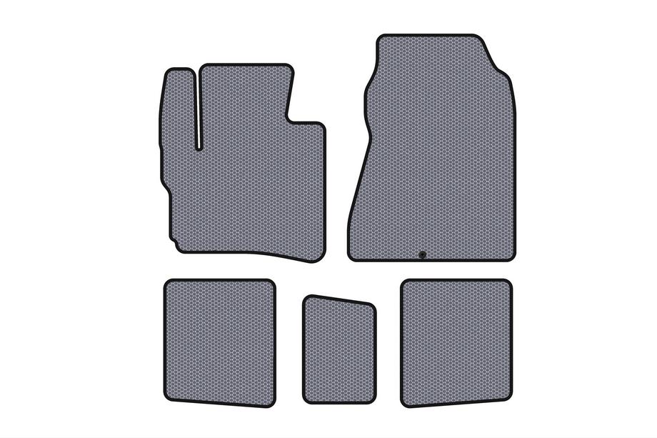 Toyota IQ 2008–2015 Carsuit kumimatot (HB, harmaa) Image