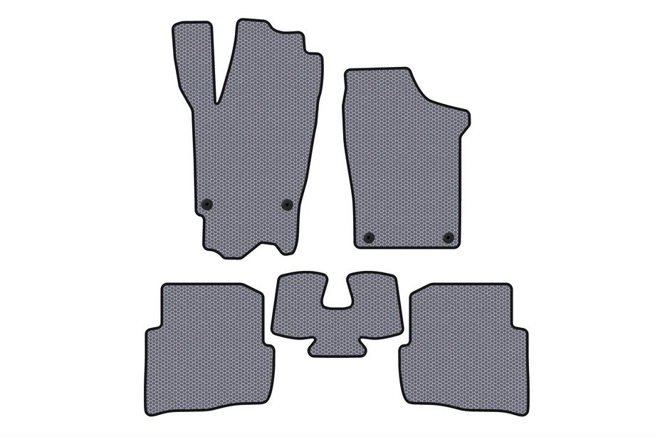 Volkswagen Fox 2003–2021 Kumimattosarja Carsuit (HB, 3-ovinen, harmaa) Image