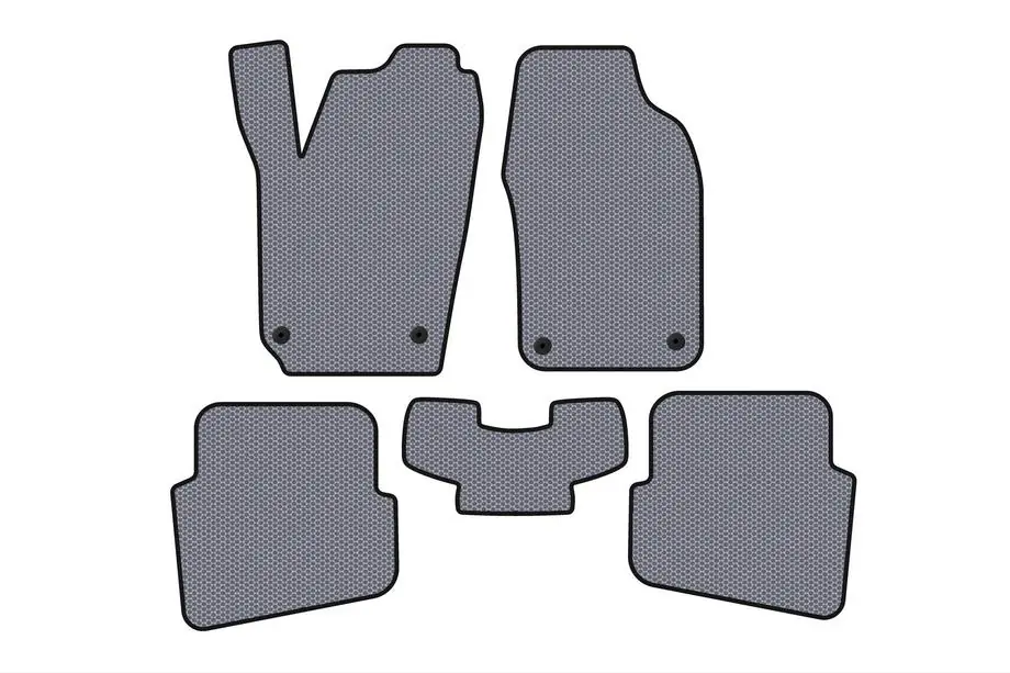 Volkswagen Polo 2001–2009 Kumimatot Carsuit (HB, 3/5-ovinen, harmaa) Image
