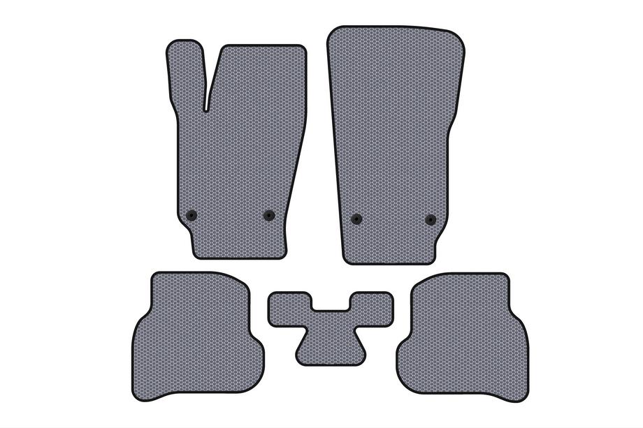 Volkswagen Polo 2010–2017 Kumimatot Carsuit (HB, 3/5-ovinen, harmaa) Image