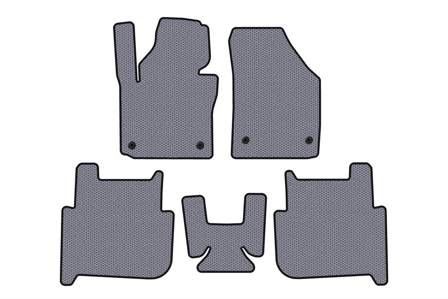 Volkswagen Touran 2003–2010 Kumimatot Carsuit (2 riviä, 2006-2010, 7-paikkainen, harmaa) Kuva 1