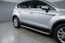 Ford Kuga 2008–2013 Tayga Grey -sivuaskelmat (2 kpl, alumiini) kuva 1