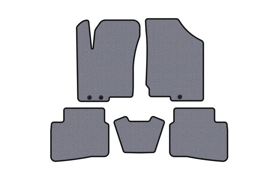 Kia Forte 2008–2024 Kumimatot Carsuit (2008-2012, harmaa) Image