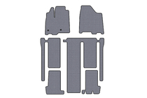 Toyota Sienna 2010–2020 Carsuit-kumimatot (3 riviä, harmaa) kuva 1