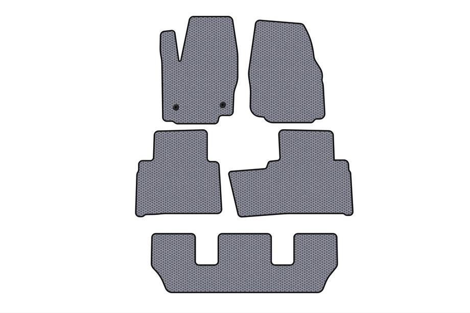 Ford Galaxy 2007–2015 Carsuit-kumimatot (3 riviä, harmaa) Image
