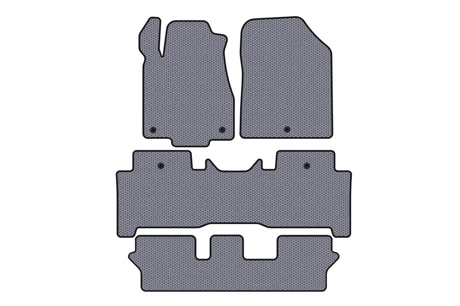 Acura MDX 2007–2013 Carsuit-kumimatot (3 riviä, harmaa) Image