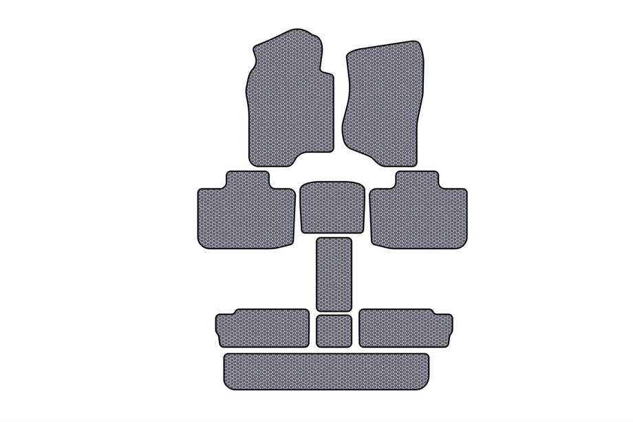 Cadillac Escalade 2007–2014 Carsuit-kumimatot (3 riviä, harmaa) Image