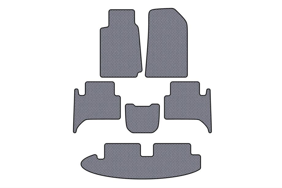 Chevrolet Trailblazer 2012–2019 Carsuit-kumimatot (3 riviä, harmaa) Image