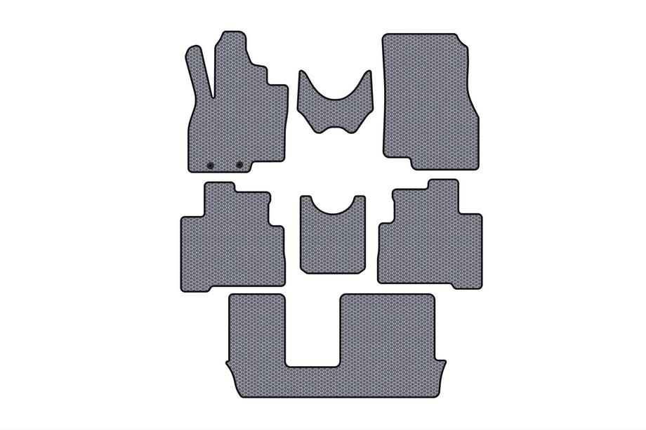 Mitsubishi Grandis 2003–2011 Carsuit-kumimatot (3 riviä, harmaa) Image
