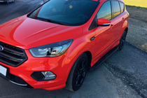 Ford Kuga/Escape 2013–2019 Sivuporrast Bosphorus Black (2 kpl, alumiini) kuva 1