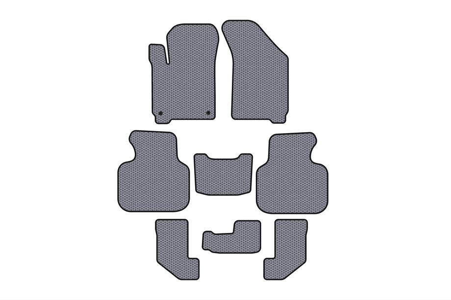 Dodge Journey 2008–2020 Kumimatot Carsuit (2008-2011, 3 riviä, harmaa) Image
